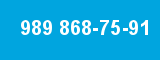 989 868-75-91